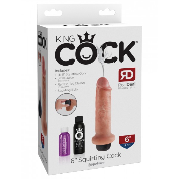 Gode qui éjacule Squirting King Cock 16 x 4.4cm