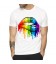 Rainbow Lips T-shirt White