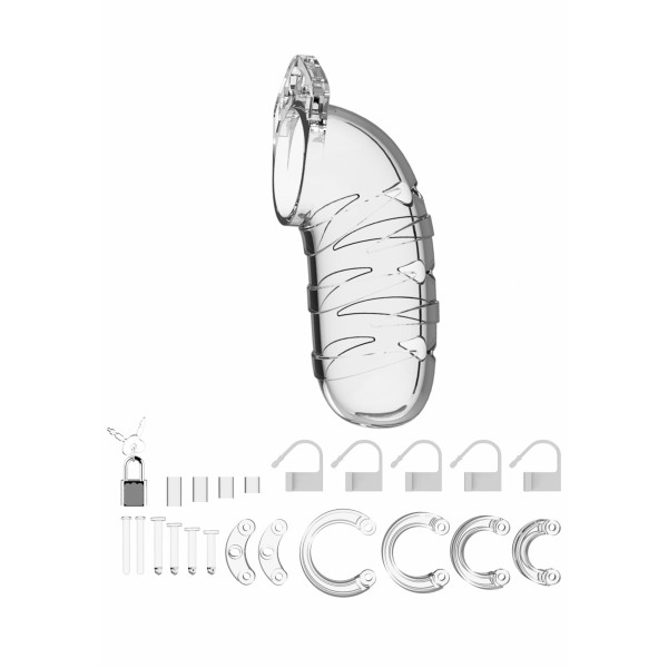 ManCage Chastity Cage Model 05 14 x 4.5 cm Clear