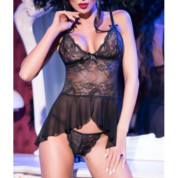 Lyonie Babydoll - Black