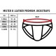 Mister B Leren Jockstrap Zwart