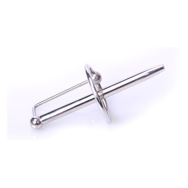 Urethral-Piercing-Stab mit Ring PRINCESS WAND 7,5cm x 6mm