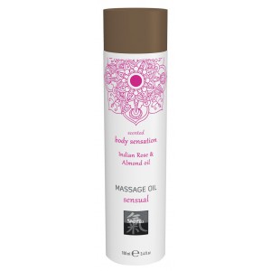 Shiatsu Aceite de masaje erótico de rosas y almendras 100mL