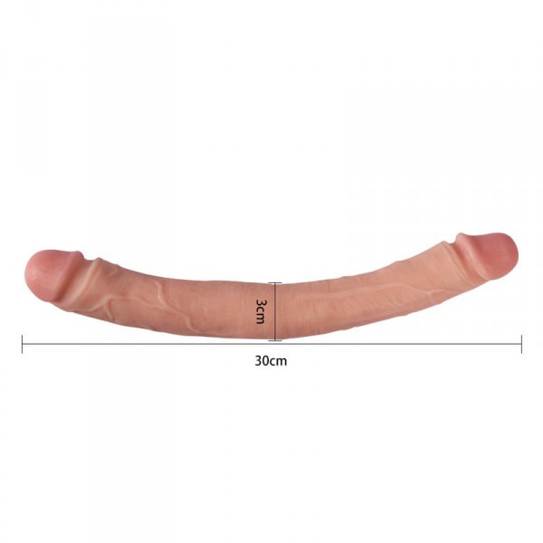 Elvis dildo duplo 30 x 3,2cm