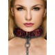 Luxe Rode Halsband en Lood