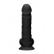 Dildo in silicone realrock ventosa 18 x 4,5 cm