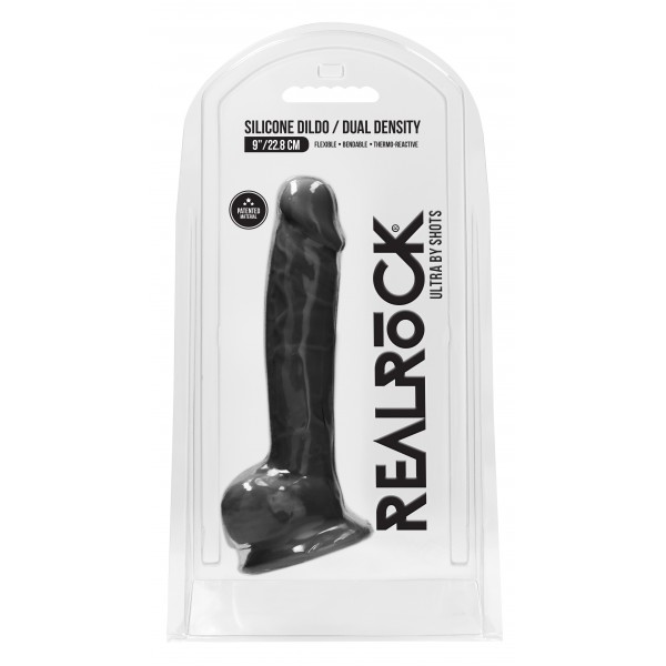 Dildo in silicone realrock ventosa 18 x 4,5 cm