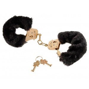 Fetish Fantasy Series Menottes en métal GOLD FURRY Noir