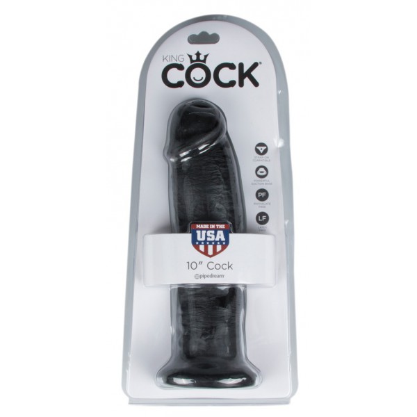 Consolador King Cock 24 x 6.4cm Negro