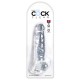 Gode Transparent King Cock CLEAR 18 x 4.7 cm