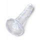 König Schwanz transparent Dildo 16 x 3,7cm